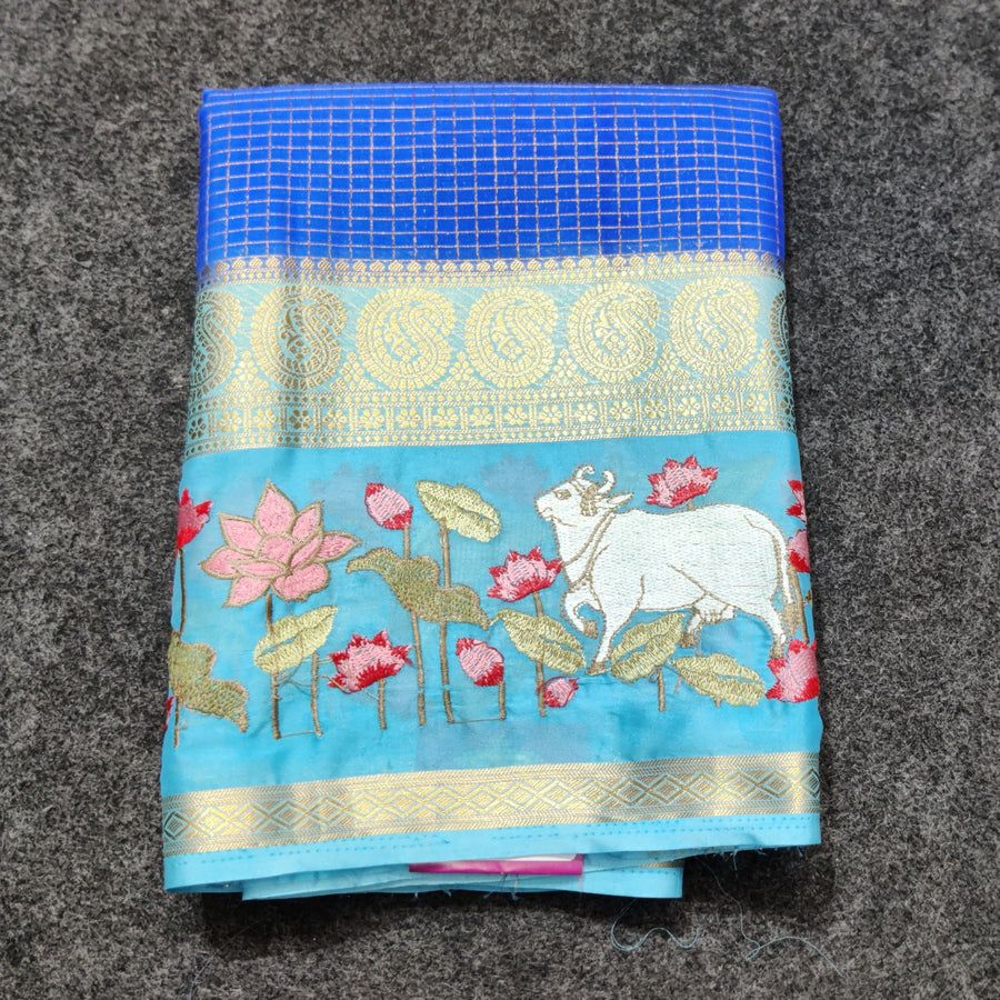 Semi crepe silk saree - SC03