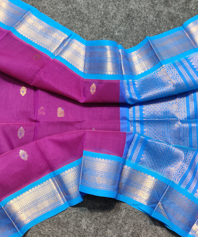 Gadwal Sico Silk Saree - GS45