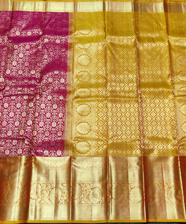Kanchi pure Bridal wear saree @30% Off - KMP13
