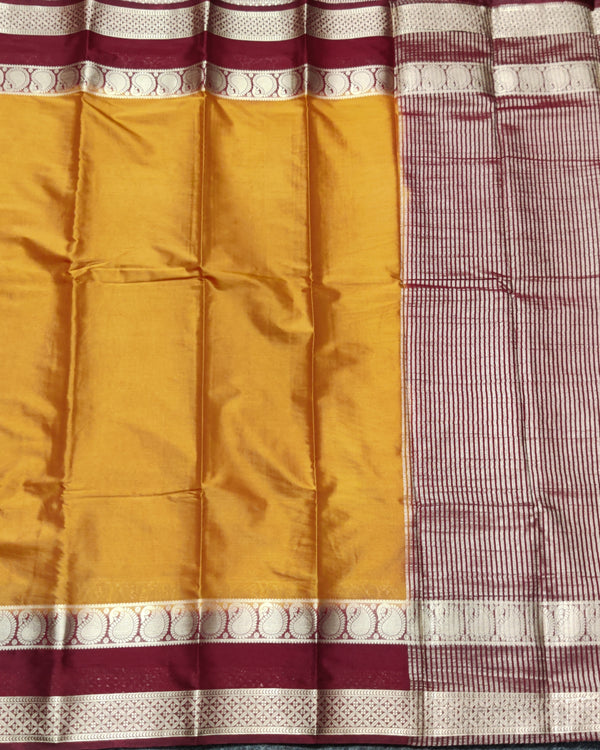 Mysore crepe semi silk saree - M20 alternate view