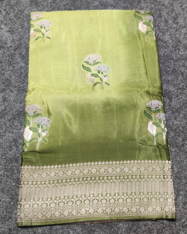 Satin Silk Saree- SA12