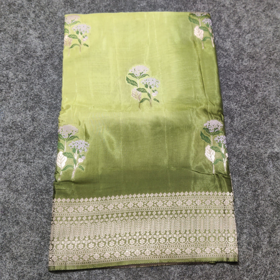 Satin Silk Saree- SA12