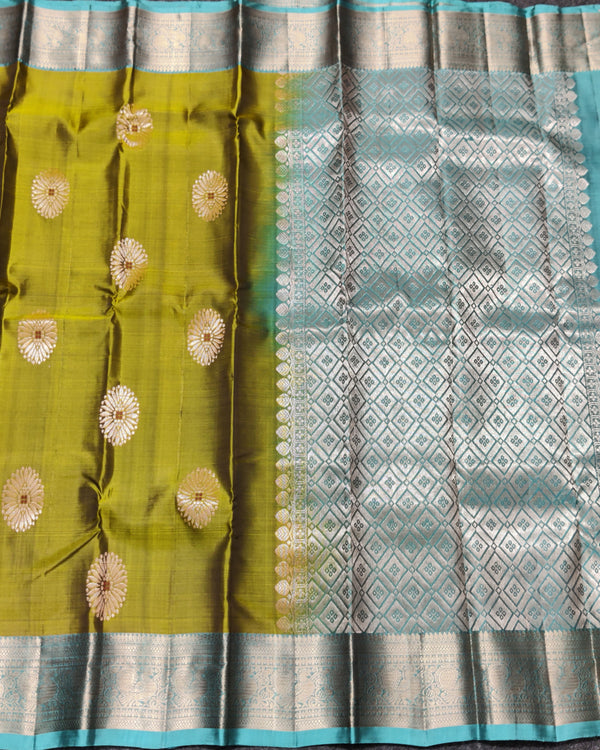 Meenakari kanchi lightweight pattu Saree - KMP310 alternate view