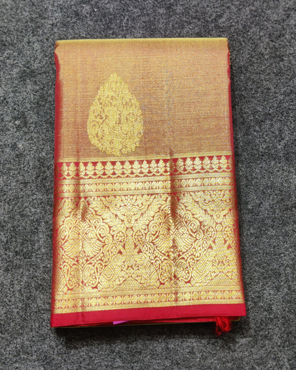 Kanchi Pure Handloom Tissue Silk Saree - KMP244