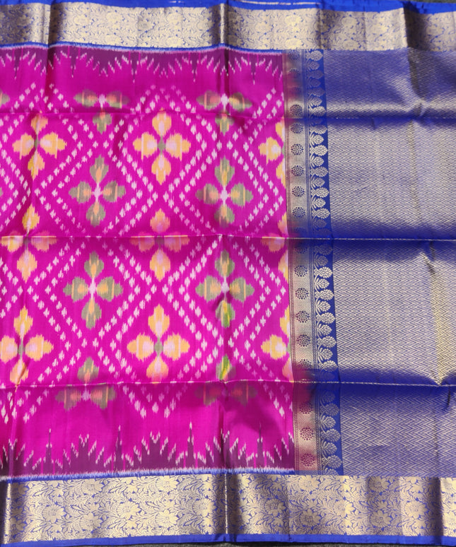 Ikkath Pure Silk Pattu Saree- IKT56