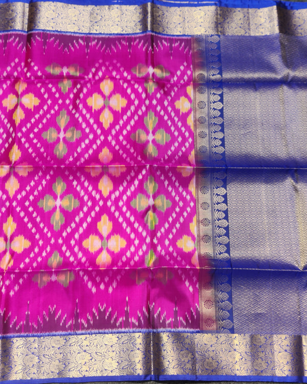Ikkath Pure Silk Pattu Saree- IKT56 alternate view