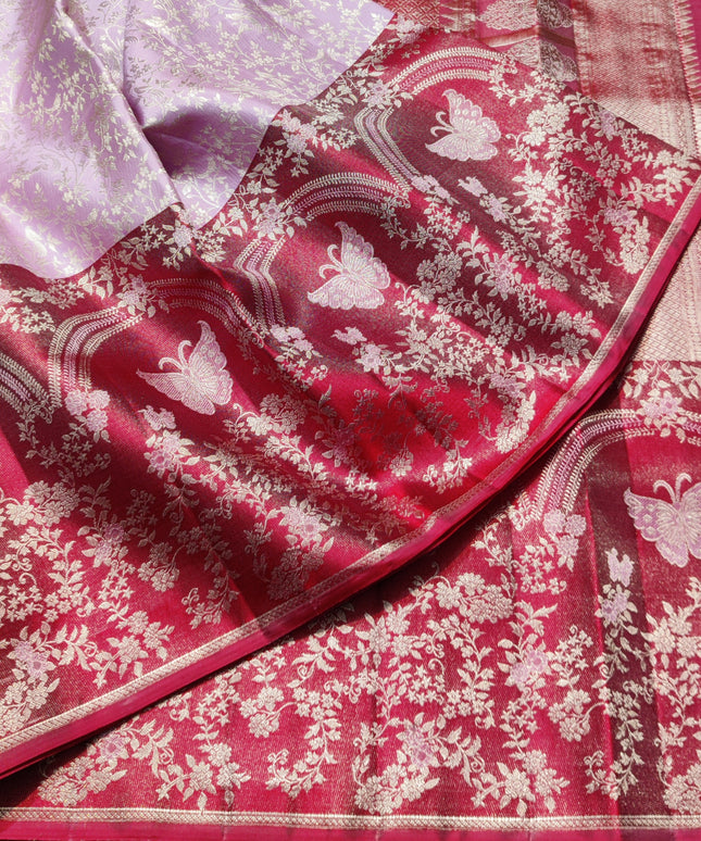 Kanchi Meenakari Brocade Pure handloom Silk Saree - KMP1978