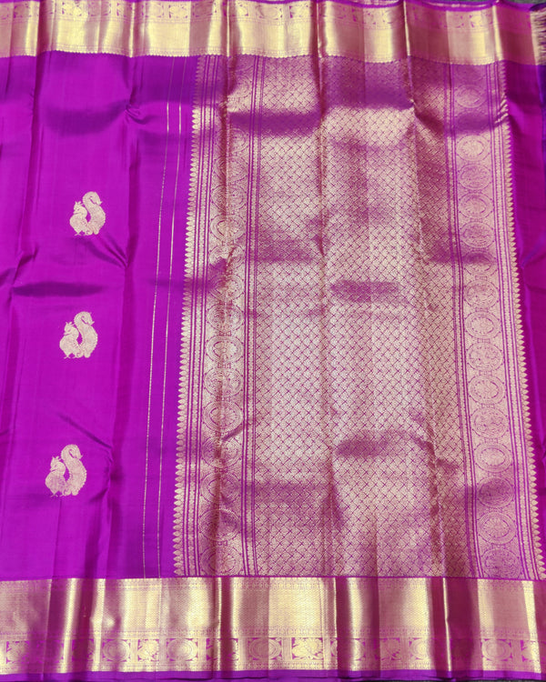 Kanchi Vintage Handloom Pattu Saree - KMP106 alternate view