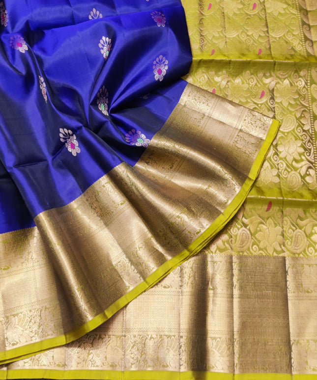 Meenakari kanchi lightweight pattu Saree - KMP117