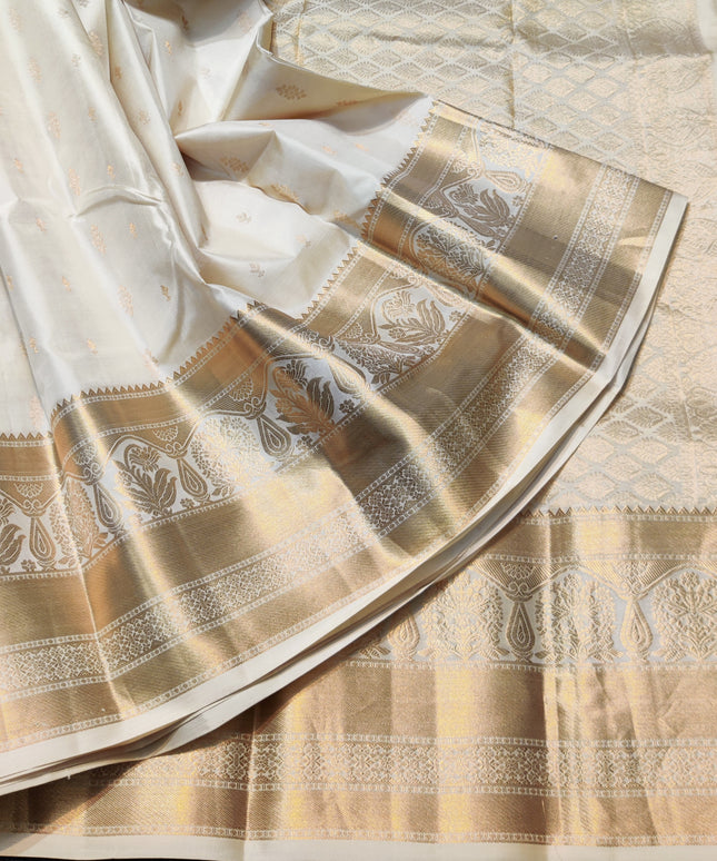 Kanchi pure vintage silk Saree - KMP2077