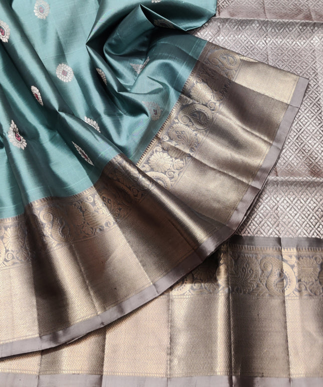 Meenakari kanchi lightweight pattu Saree - KMP304