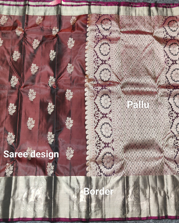 Lightweight pattu Scurt Border Saree - LWP416 alternate view