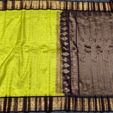 Gadwal check design pure silk- GPS43