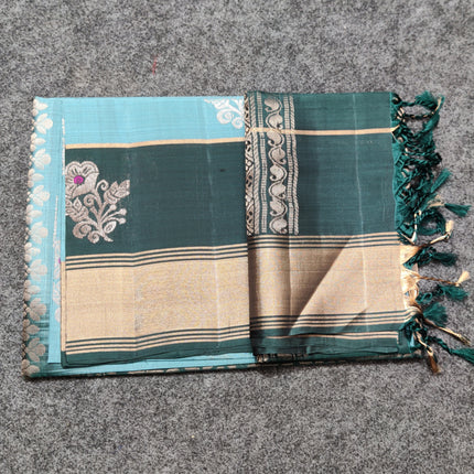 Lightweight pattu Scurt Border Saree - LWP152