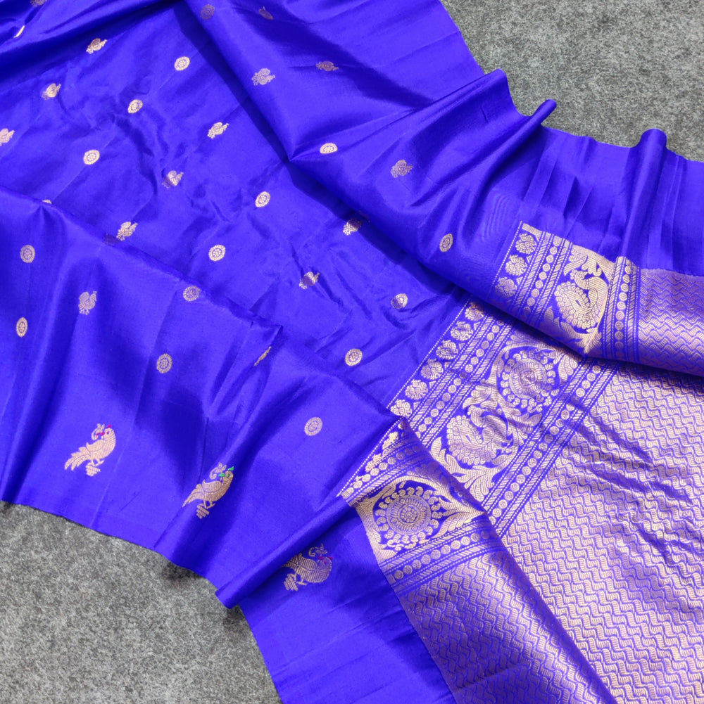 Gadwal Handloom pure silk- GPS07
