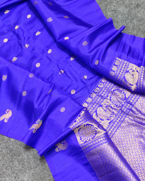 Gadwal Handloom pure silk- GPS07