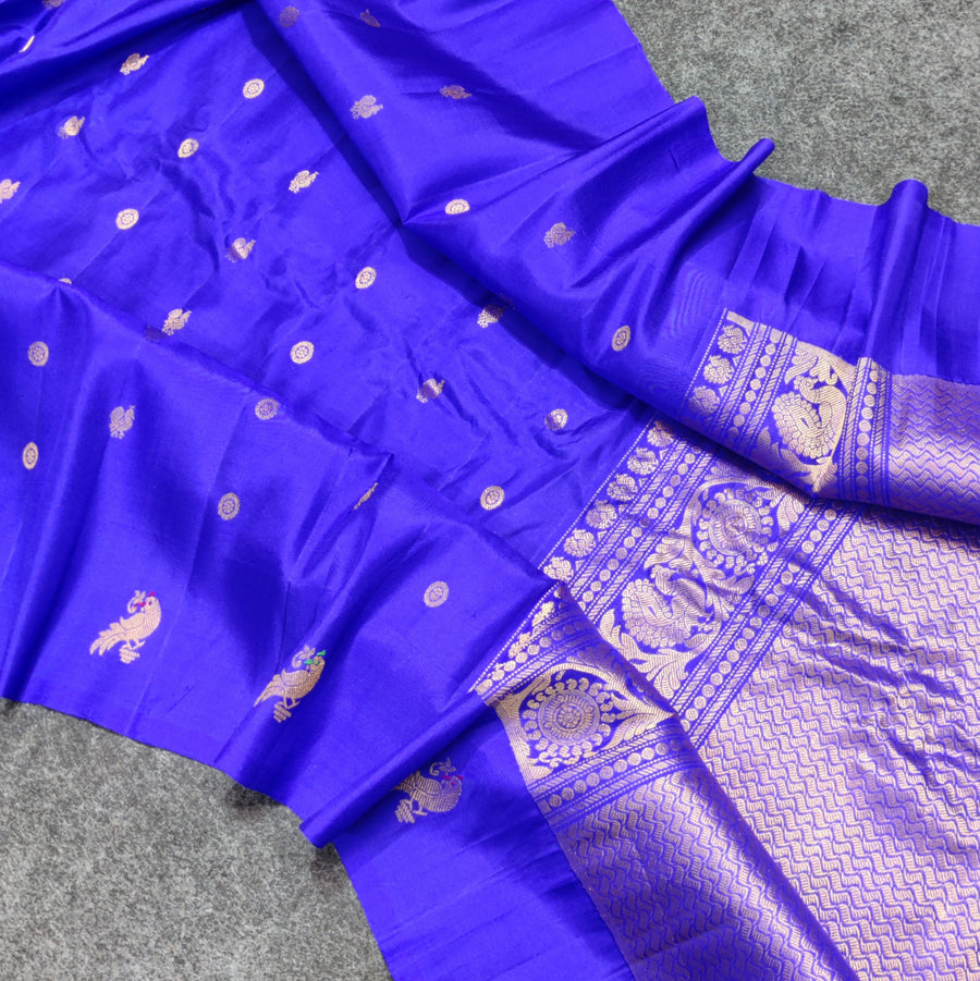 Gadwal Handloom pure silk- GPS07