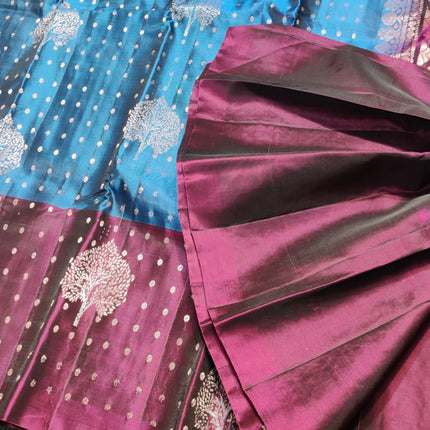 Lightweight Pattu Scurt Border Saree - LWP1079