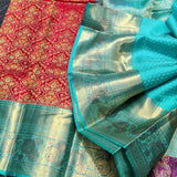 Kanchi Meenakari Brocade Pure handloom Silk Saree - KMP3202