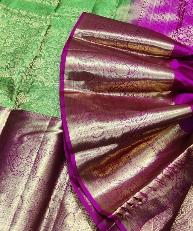 Kanchi pure Bridal wear saree @30% Off - KMP09