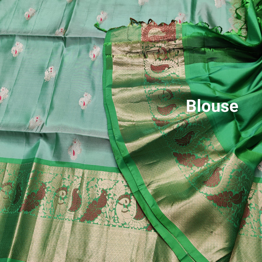 Meenakari kanchi lightweight pattu Saree - KMP146