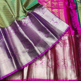 Kanchi pattu half fine bridal wear saree HF10