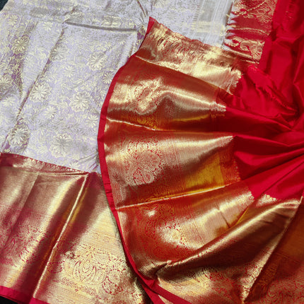 Kanchi pattu half fine bridal wear saree HF32