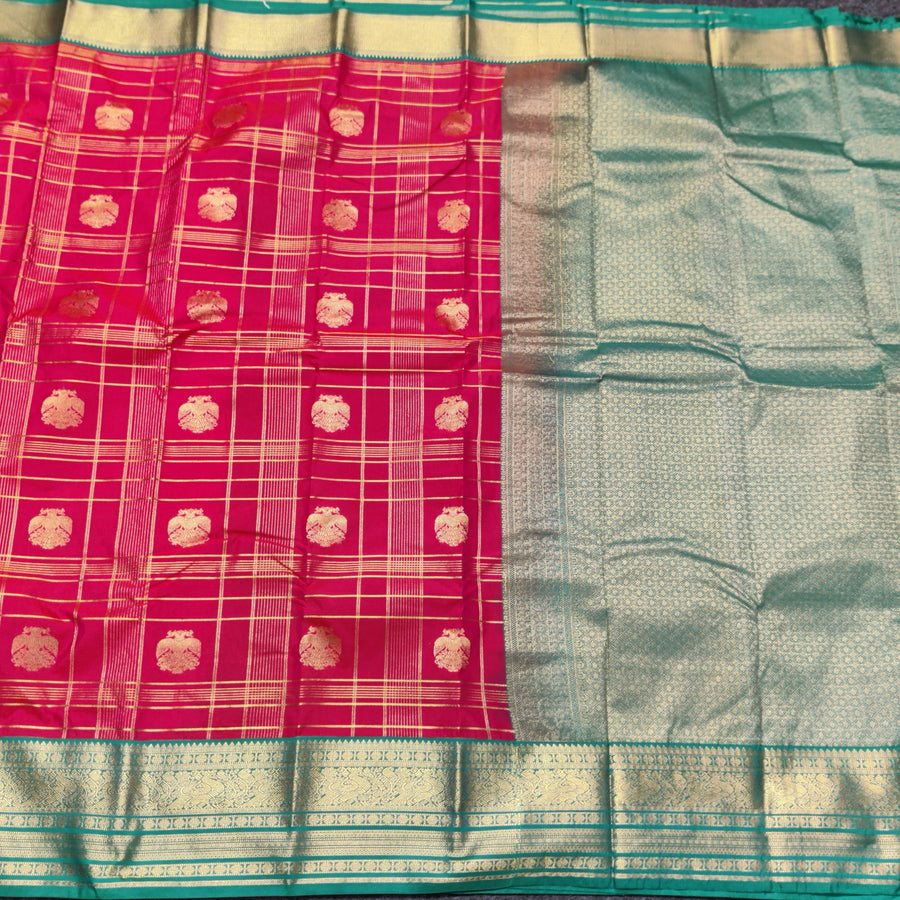 Kanchi semi vintage silk Saree -KS14