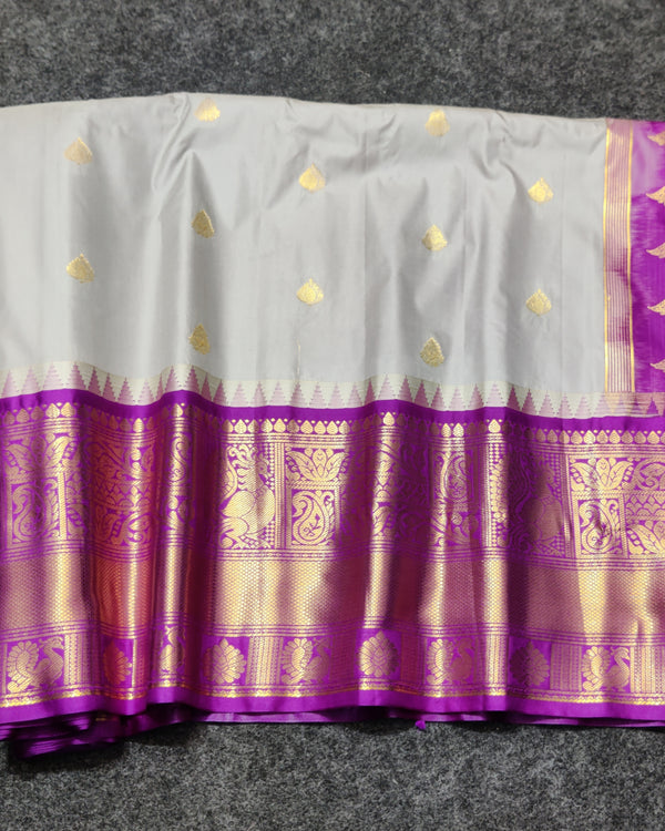 Gadwal Semi Silk Saree - GSM05