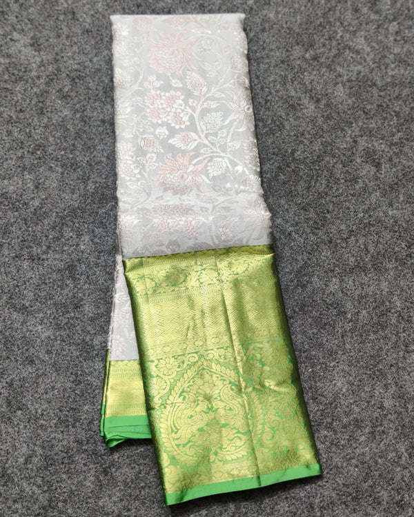 Kanchi pattu half fine bridal wear saree HF03