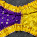 Gadwal Kuttu handloom Pure silk saree - GPS234