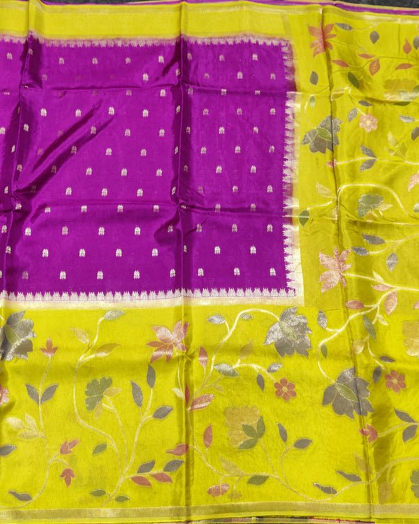 Paithani crepe silk saree - P02 alternate view