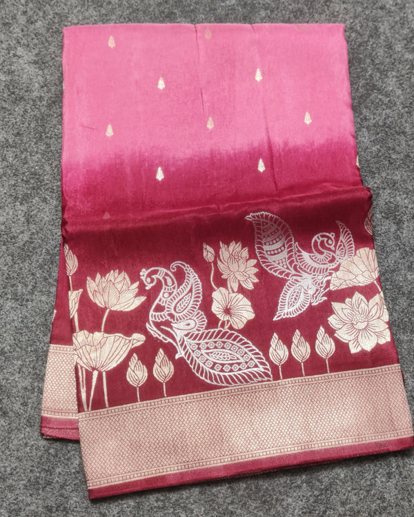 Satin Silk Saree- SA05