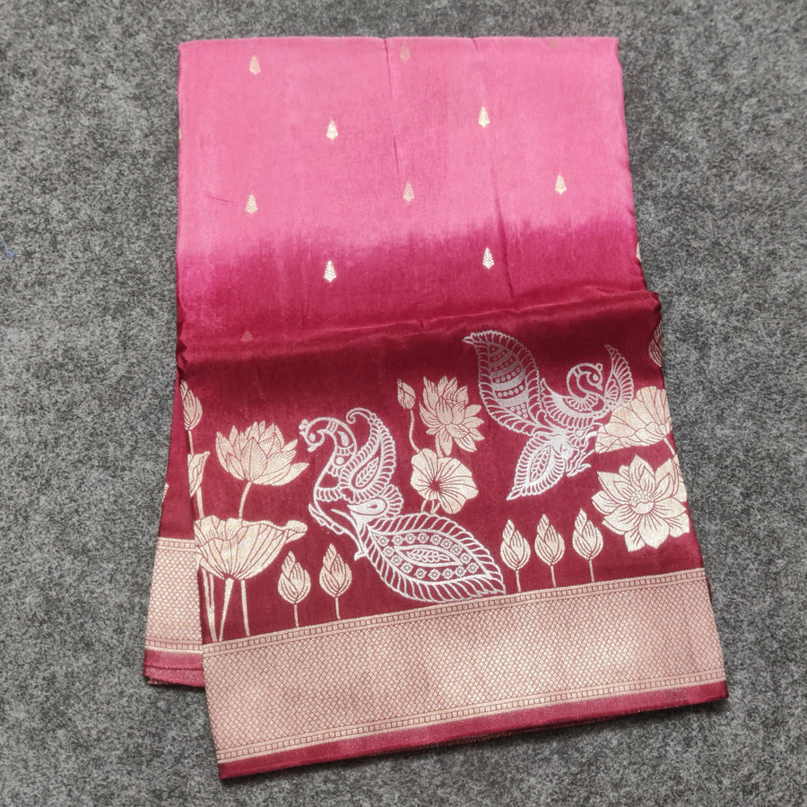 Satin Silk Saree- SA05
