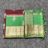 Lightweight pattu Scurt Border Saree - LWP304