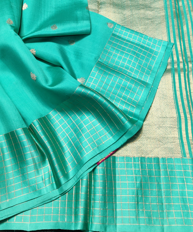 Raw mango Pure Silk Saree - RM06