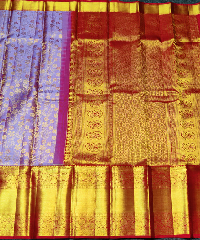 Kanchi Meenakari Brocade Pure handloom Silk Saree - KMP1634