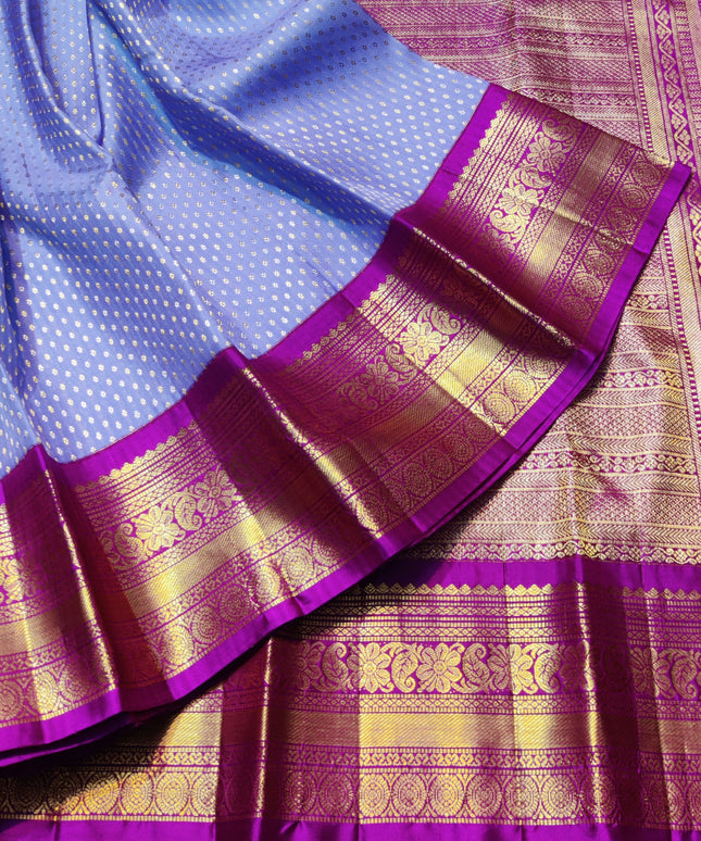 Kanchi pure kuttu border Saree - KMP1299