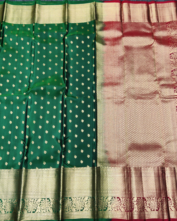 Kanchi pure handloom silk Saree - KMP163 alternate view
