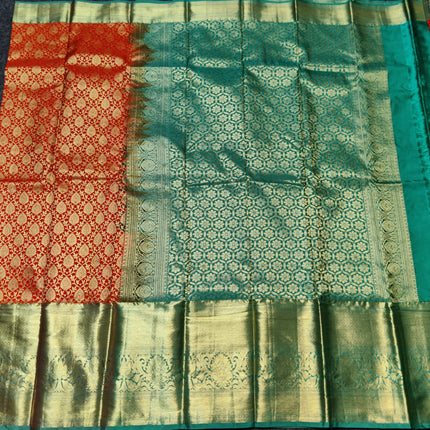 Kanchi pattu half fine Bridal Saree -HF272