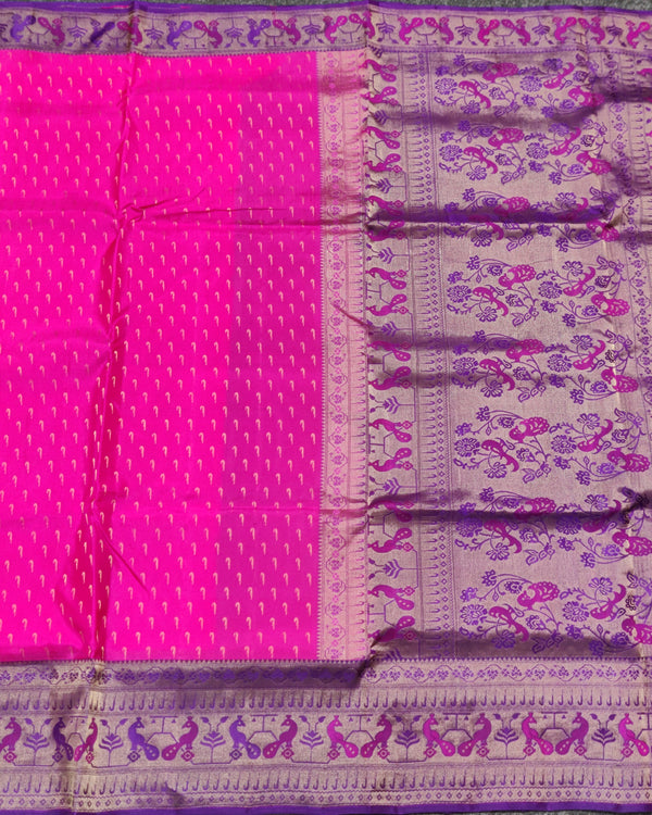 Kanchi Paithani silk saree - KMP334 alternate view