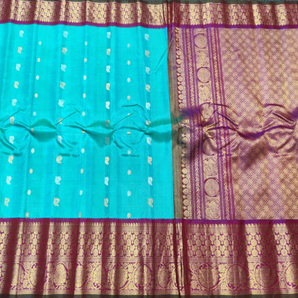 Gadwal pure handloom kuttu silk saree - GPS129