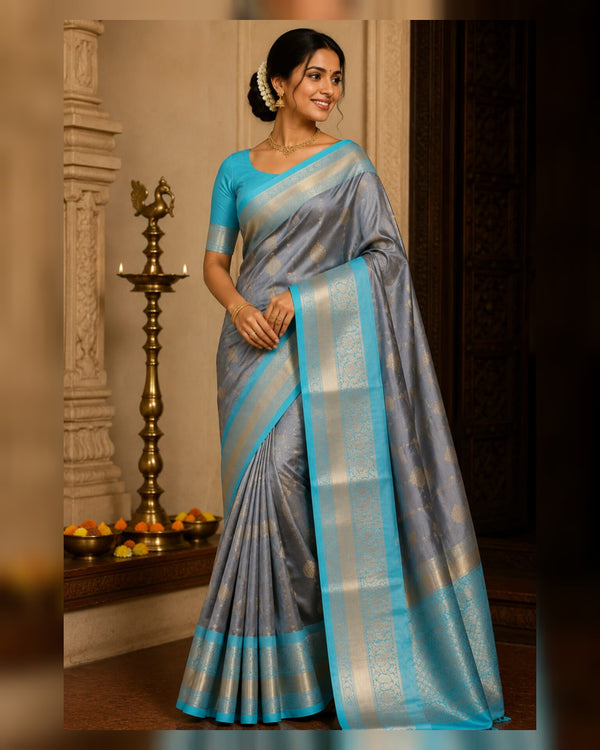 30%Off Kanchi pattu saree - KMP45