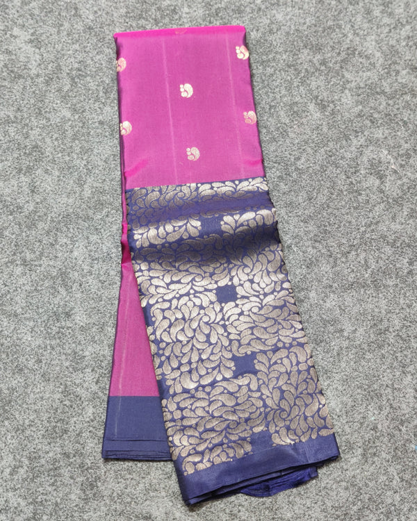 Pure Soft Silk Scurt Border Saree - LWP218