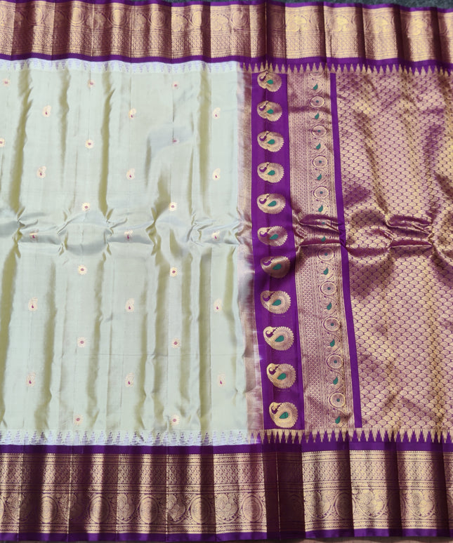 Gadwal Handloom Pure silk saree - GPS163