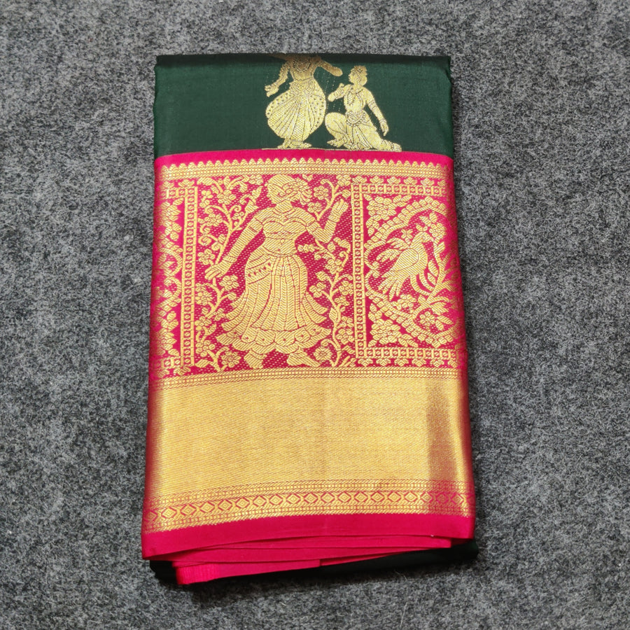 50% off Kanchi kuttu vintage Handloom saree - KMP83