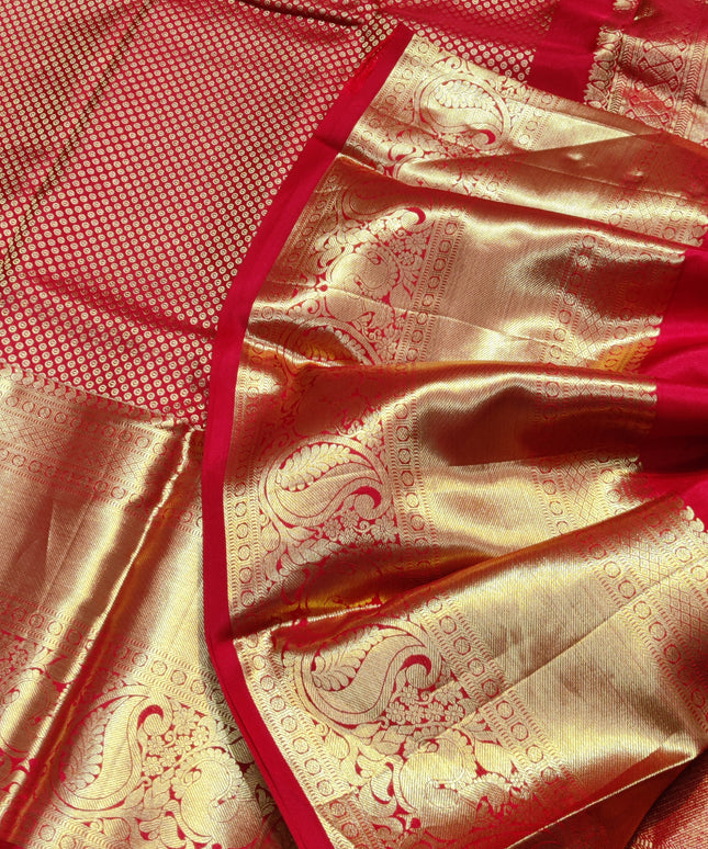 Kanchi pure bridal wear saree - KMP1325