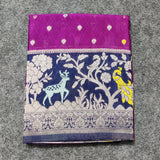 Chinon crepe silk Saree- C03