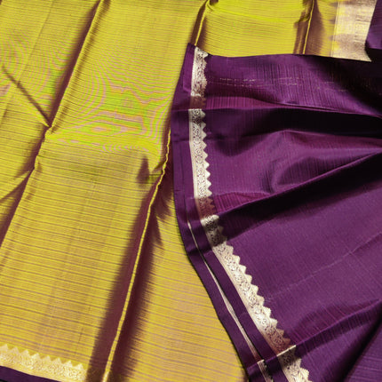 Kanchi pattu small border saree - KMP3015