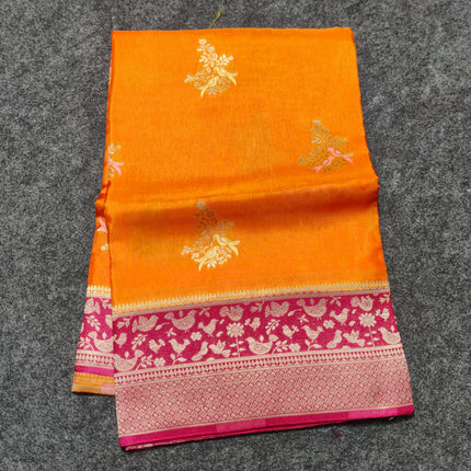 Mashru Silk Saree- MS15